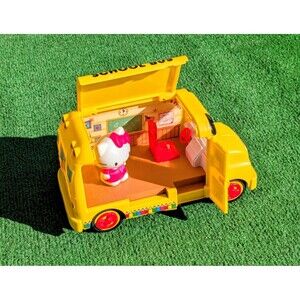 Hello Kitty School Bus Sanrio Play Preschool Toy MISSING ACCESSORIES/DOOR Set